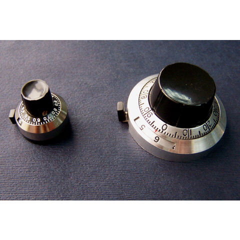 Materiais de alta qualidade para a indústria militar: Botão de discagem de 46 mm para potenciômetro de precisão de fio enrolado 3590S