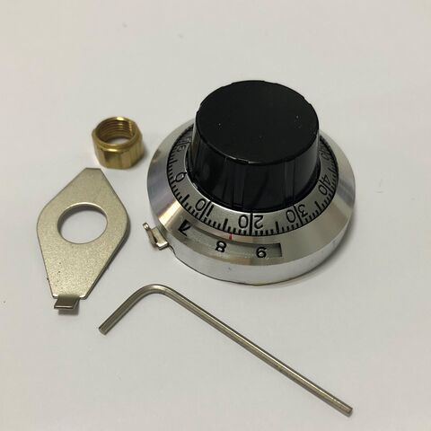 Materiais de alta qualidade para a indústria militar: Botão de discagem de 46 mm para potenciômetro de precisão de fio enrolado 3590S