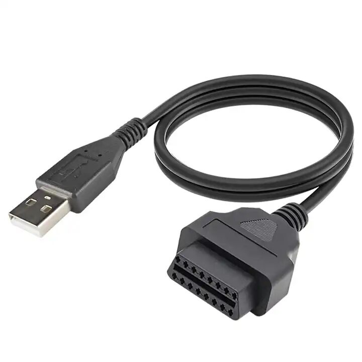 Buy Wholesale China Custom 16 Pin Female Obd2 To Usb Cable Obdii Obd 2 Usb  Cable Usb 2.0 A Male Obd2 Laptop Cable Obd Car Diagnostic Tool & Obd2 To Usb  Cable
