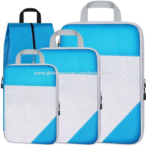 Customized Travel Compression Luggage Organizer Packing Cubes
