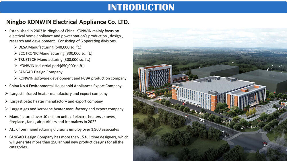 Konwin Infrared Radiant Heater Electric Adjustable Thermostat Space