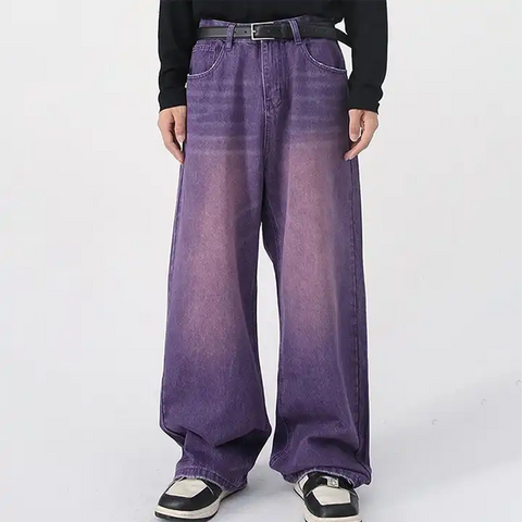 Compre Los Hombres De Encargo Moda Baggy Jeans Loose Fit Negro Denim  Pantalones Hip Hop Rhinestone Jeans Pantalones y Vaqueros De Mezclilla Para  Hombre de China por 13.95 USD