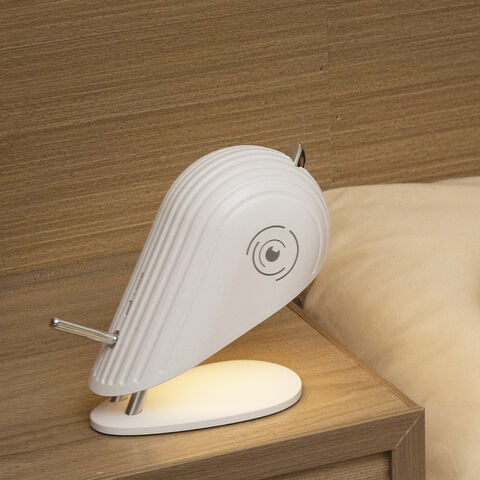 Lampe de chevet LED avec bras flexible, fonction de gradation, USB