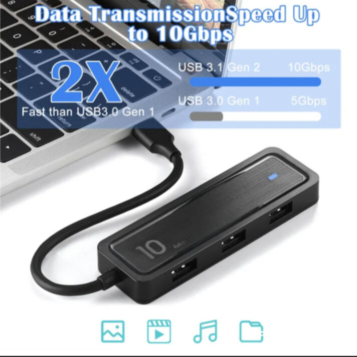 Buy wholesale china 2023 new lightweight usb c gen 2 hub adapter 6