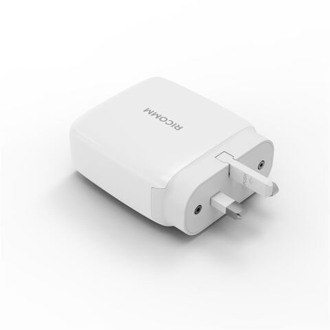 شاحن USB متعدد المنافذ 100 واط، مزود طاقة ذكي شاحن GaN، شاحن سريع PD