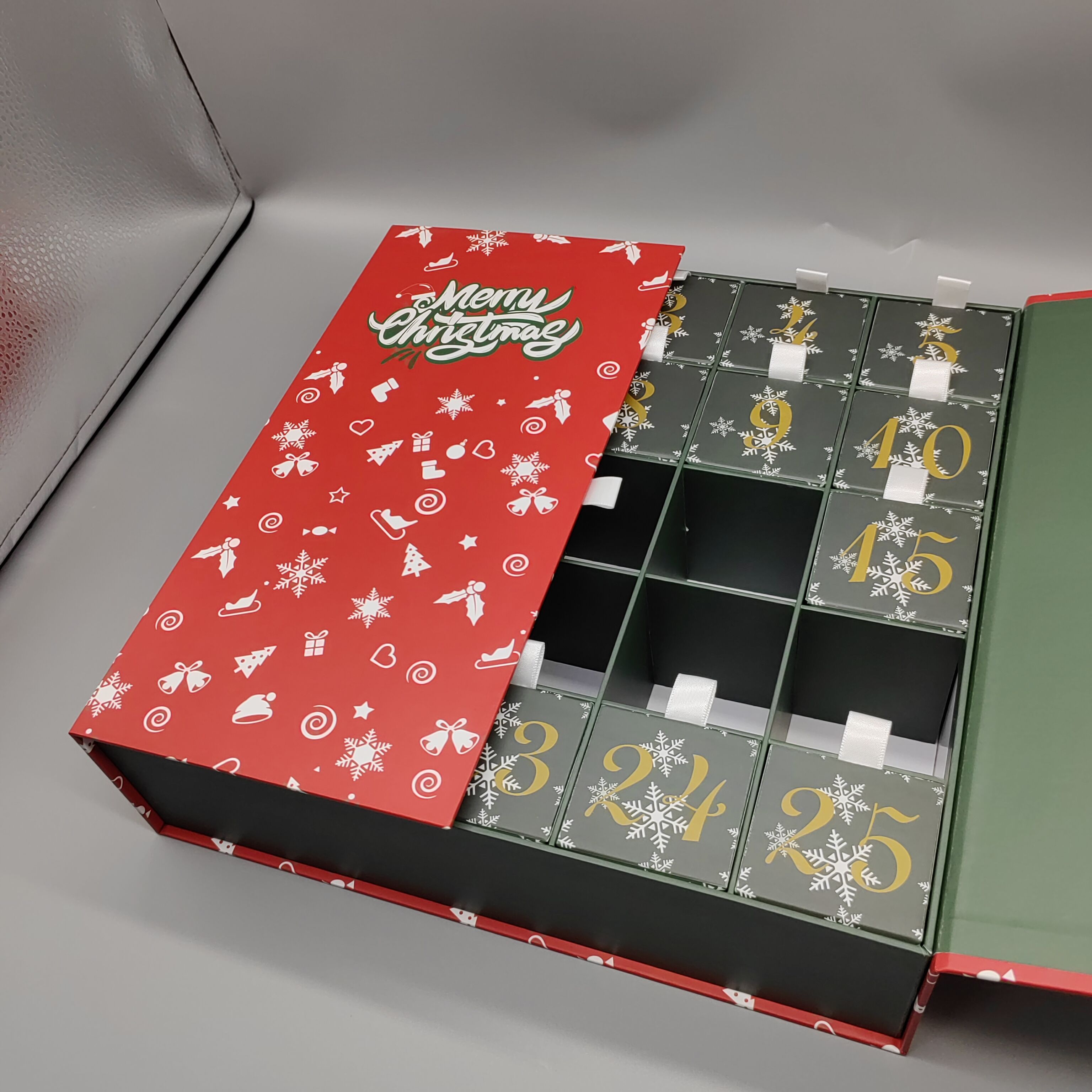 Wholesale Custom Christmas Packaging Gift Box Christmas Advent Calendar ...