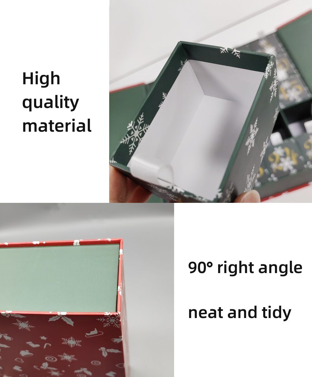 Wholesale Custom Christmas Packaging Gift Box Christmas Advent Calendar ...