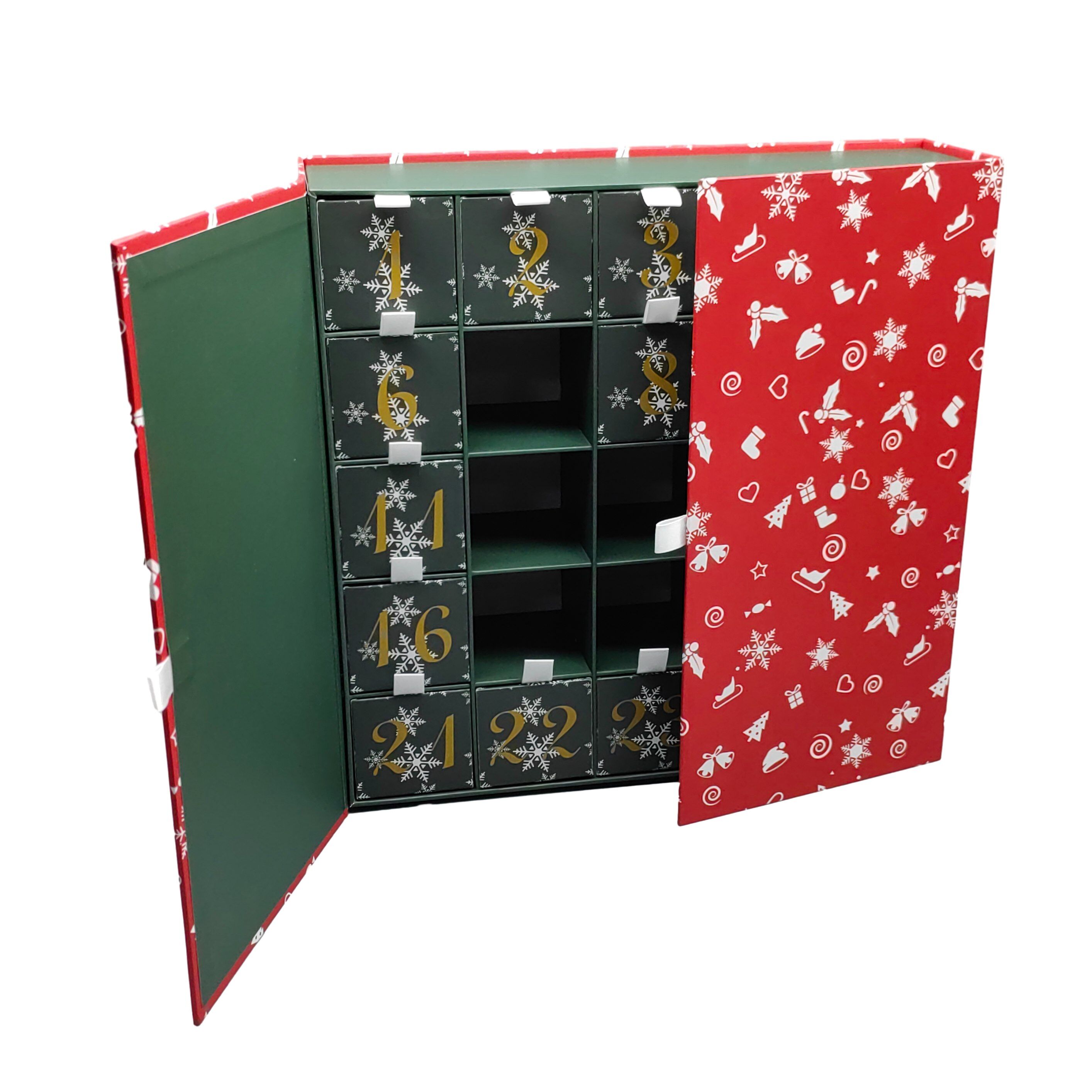 Wholesale Custom Christmas Packaging Gift Box Christmas Advent Calendar ...