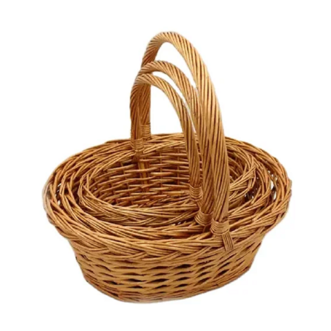 Buy Wholesale China Eco-friendly Decorative Willow Storage Baskets