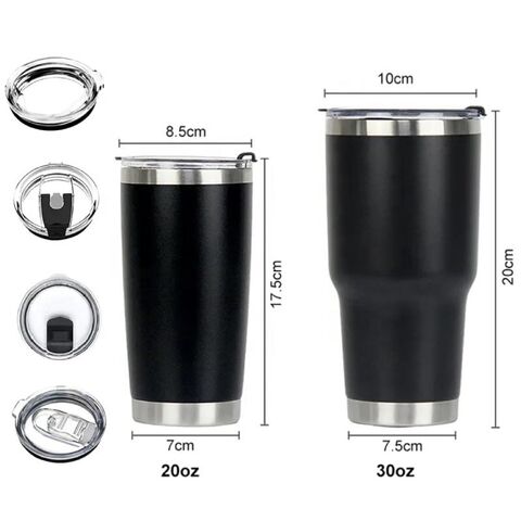 Coffee Car Mug Lid For 20OZ 30OZ For YETI Thermos Tumbler Water