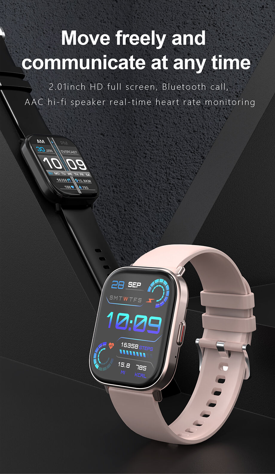 Xiaomi Mi Watch, Orologio Smart, Display AMOLED HD 1.39'' & Mi