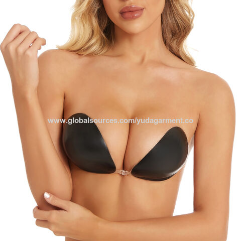 Buy Wholesale China Sticky Silicone Bra Customized Color Strapless