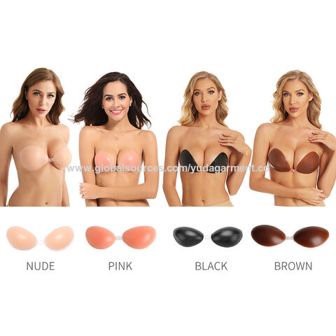 Freebra Silicone Self adhesive Bra Nude Backless Invisible Strapless A B C  D