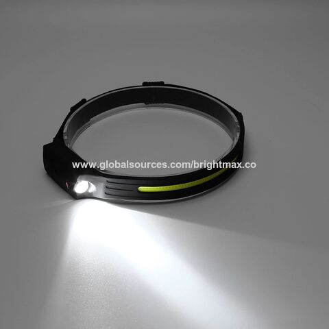  Faro LED recargable por USB, lámpara de cabeza XHP70