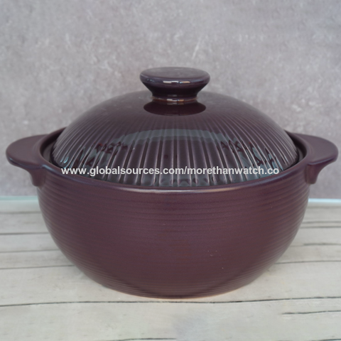 Chinese Ceramic Soup Pot Non Stick Thick Bottom Stewpan Cooking