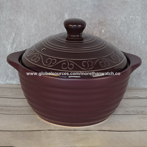 Pot Enamel Stew Kitchen Pots Cooking Soup Bowl Serving Casserole