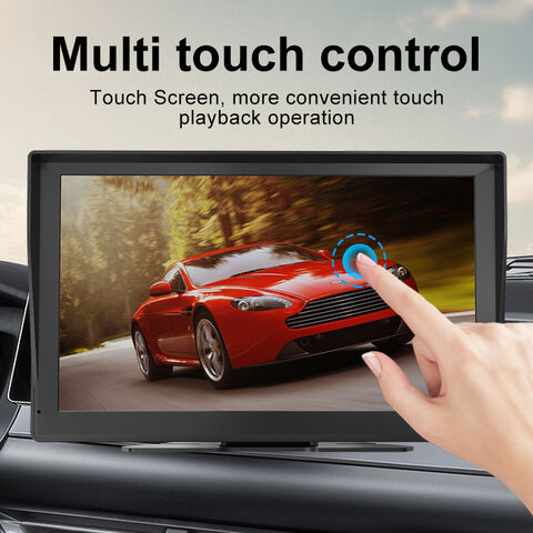Estéreo de coche de un solo DIN con Apple Carplay Android Auto, pantalla  táctil de 9 pulgadas, radio de coche con enlace de espejo, reproductor