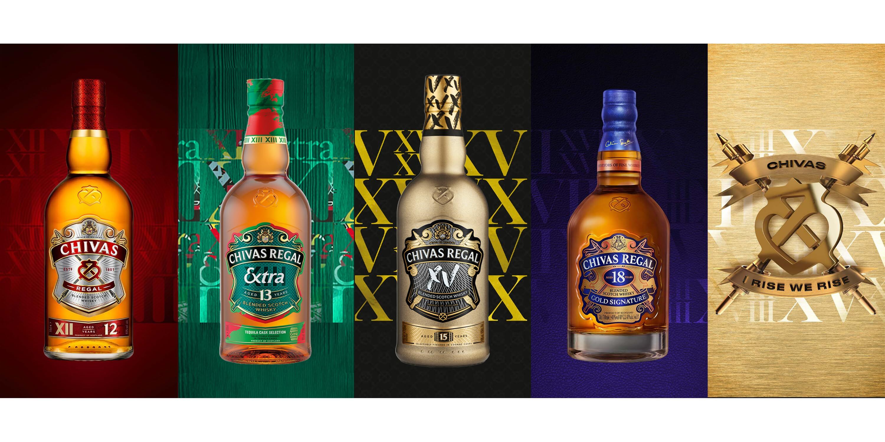 Chivas Regal Scotch Whisky 12, 18, 21, 25 Ans Import Export