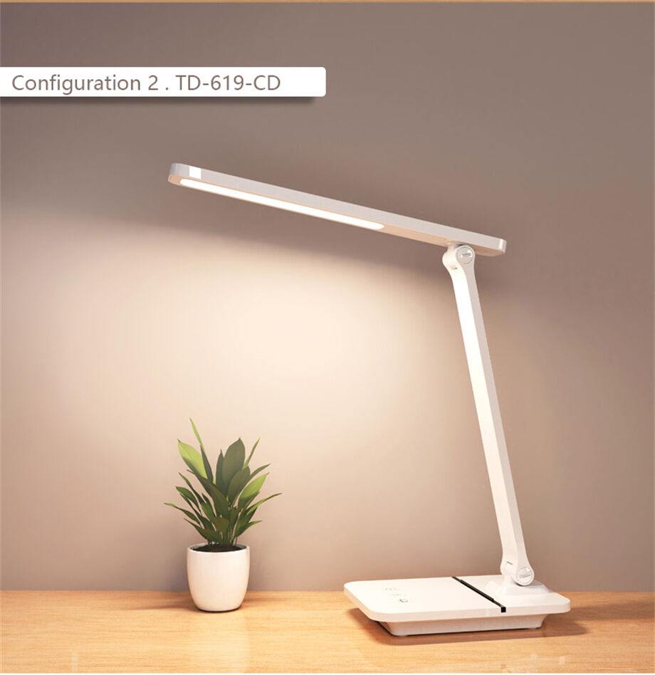 Achetez en gros Smart Lecture étude Bureau Led Eye Soins Bureau Lampe Avec  15w Sans Fil Chargeur Pliant Tactile Sans Fil De Charge Lampes De Table  Chine et Lampes De Bureau à