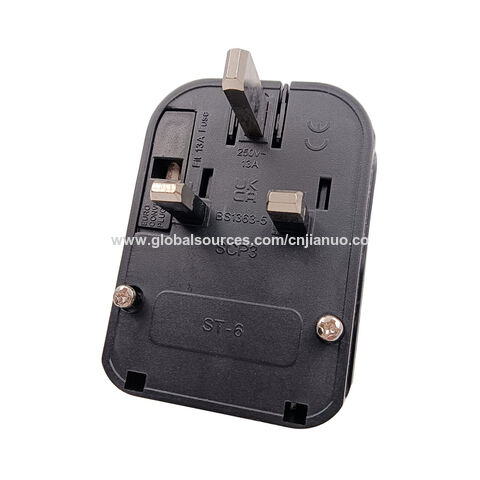 Travel adaptor to use appliances with a 13A UK plug in Europe – Tough Leads