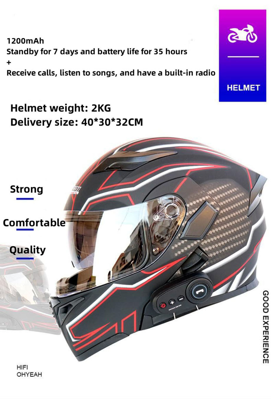 Buy Wholesale China Full Face Electronic Bike Motorcycle Helmet ...