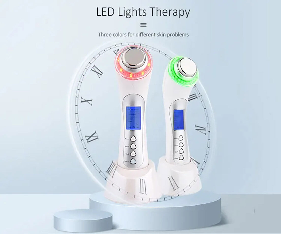 Portable Multi-function Bio Wave Photon Led Skin Rejuvenation Galvanic ...