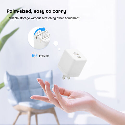 محولات طاقة للسفر PD بقوة 20 واط، كابل USB من النوع C، كابل بيانات، شواحن 20 واط لهواتف iPhone، شحن سريع، شواحن بمقبس أمريكي