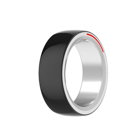 Bague Connectée de Santé Tendance Étanche 5ATM avec Surveillance de la Fréquence Cardiaque, de l'Oxygène Sanguin, du Sommeil et de la Température Corporelle