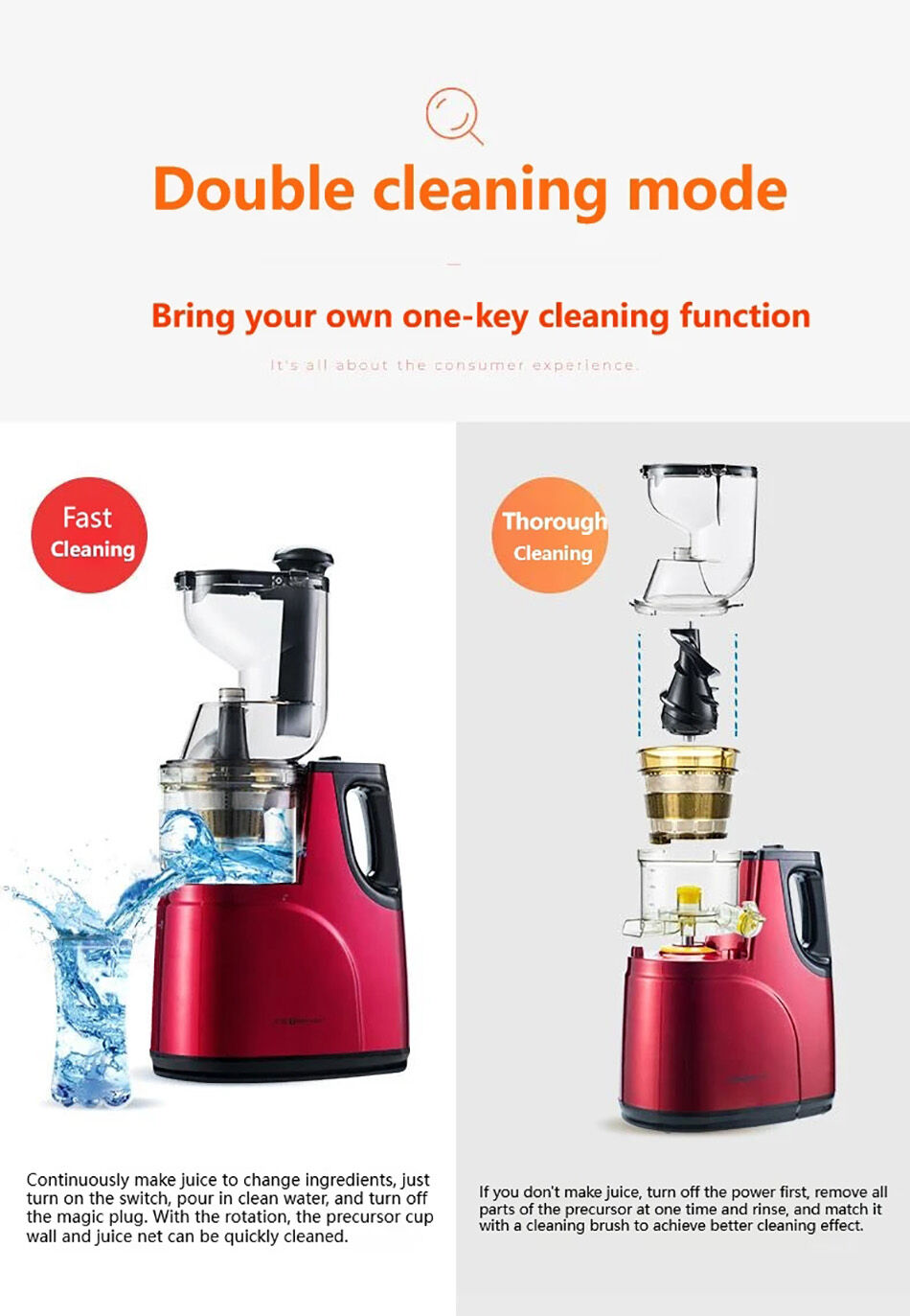 Cheap Big Mouth Press Commercial Orange Fruit Machine Electric Press