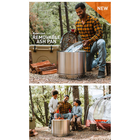 Poêle à Bois Portable Inoxydable 304 Sans Fumée pour BBQ, Pique-Nique, Jardin, Usage Militaire - Prix le Plus Bas