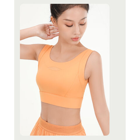 Seamless Sports Bra Shockproof Back Phone Pocket Tube Top Breathable Fabric  Underwear - China Sport Wear and Yoga Wear price