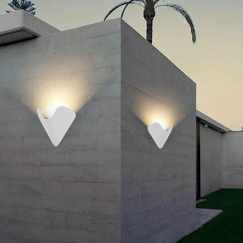 Led Applique Murale Extérieure Moderne IP65 Étanche Porche Lampe villa De  Jardin Garage Porte D'entrée