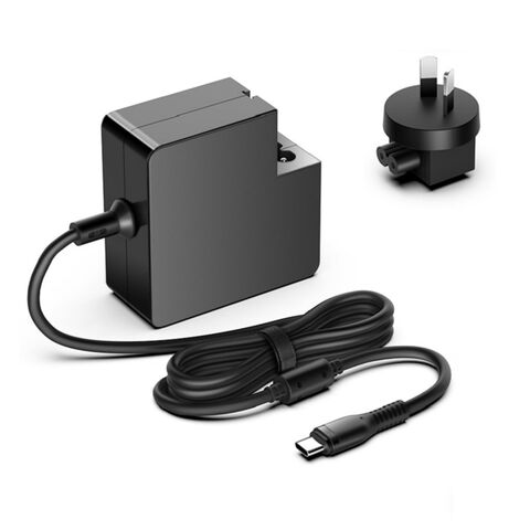 Adaptador de corriente CA/CC USB-C PD tipo C de 45 W máx. 20 V 2,25 A para ordenador industrial y mini PC
