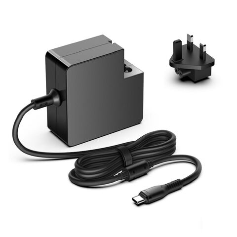 Adaptador de corriente CA/CC USB-C PD tipo C de 45 W máx. 20 V 2,25 A para ordenador industrial y mini PC