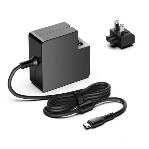 Adaptador de corriente CA/CC USB-C PD tipo C de 45 W máx. 20 V 2,25 A para ordenador industrial y mini PC