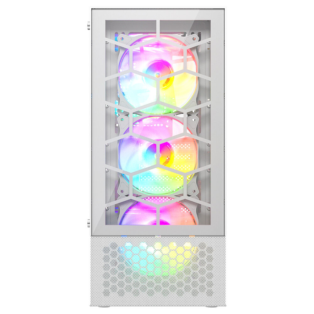 Import Chinese Computer Case Powercase Oem Tempered Glass Cabinet Pc Gaming Abs Plastic Gaming Pc ...