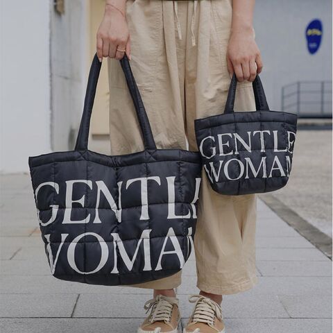 【Gentlewoman】HOLLYWOOD PUFFER BAG ブラック トートバッグ Shoulder Tote Bag Gentle Woman Custom Popular Puffer Tote