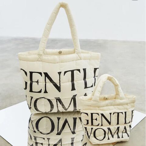 gentle woman tote bag