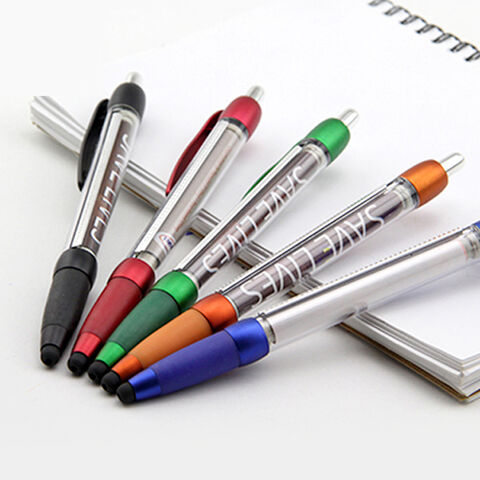 Stylo à Bille Publicitaire avec Bannière Déroulable Tactile Scream - Articles Promotionnels en Gros