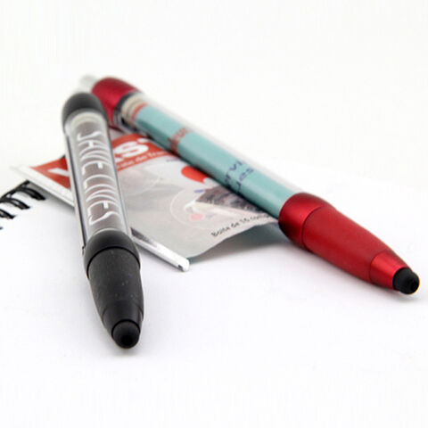 Stylo à Bille Publicitaire avec Bannière Déroulable Tactile Scream - Articles Promotionnels en Gros