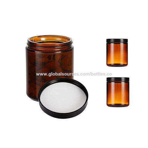 Buy Wholesale China Wholesale Empty Amber Glass Candle Jars & Candle Jar at  USD 0.2