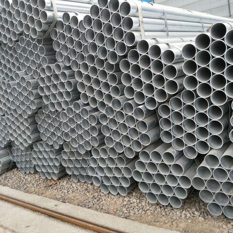 Tubos circulares galvanizados Tubos GI Tubos de acero recubiertos de zinc