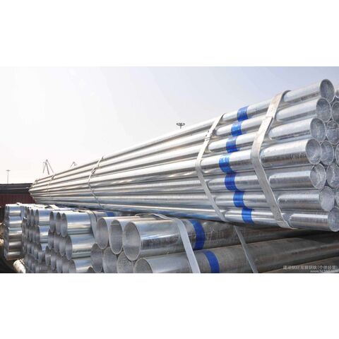 Tubos circulares galvanizados Tubos GI Tubos de acero recubiertos de zinc