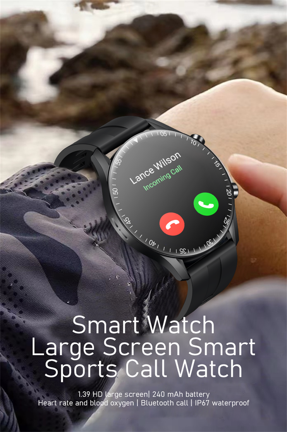 Gt4 Pro Smartwatch Men Bluetooth Call 1.39inch Hd Large Screen