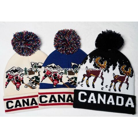New Trend Winter Soft Angora Hat Fluffy Pom Ball Customize Knitted Women Hat with Canada winter views