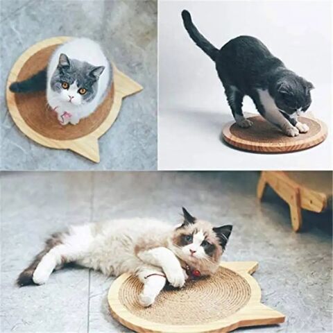 Kitty City Crazy Sisal Scratch Pad for Cats, Large
