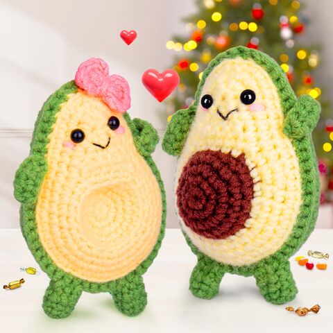 Buy Wholesale China Crochet Kit For Beginners, Beginner Crochet Starter Kit  With Step-by-step Video Tutorials--avocado Couple & Crochet Kit at USD 6.98