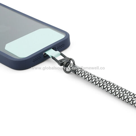 Key Fob Keychain Wristlet Wrist Lanyard Strap Liquid Blue
