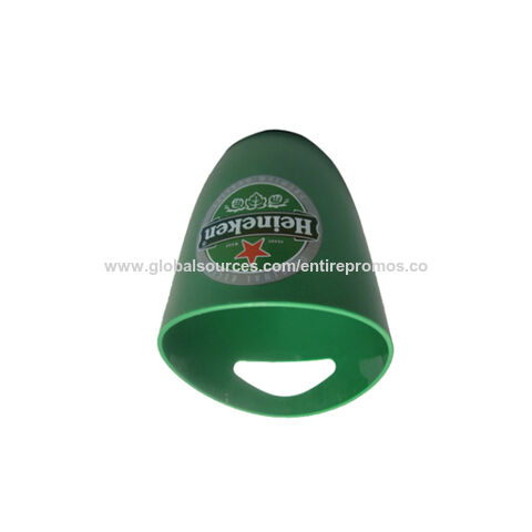 Cubitera de plástico de gran venta, formas, colores y logotipos personalizados disponibles. Ideal para eventos y promociones.