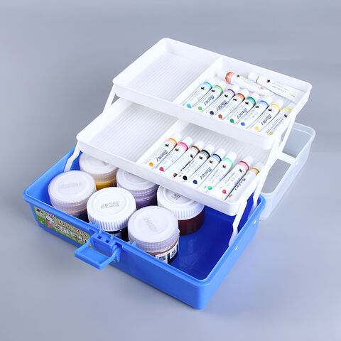 Buy Wholesale China Clear Plastic Mini-two Tray Art Supply Craft Storage  Tool Box & Toolbox at USD 1